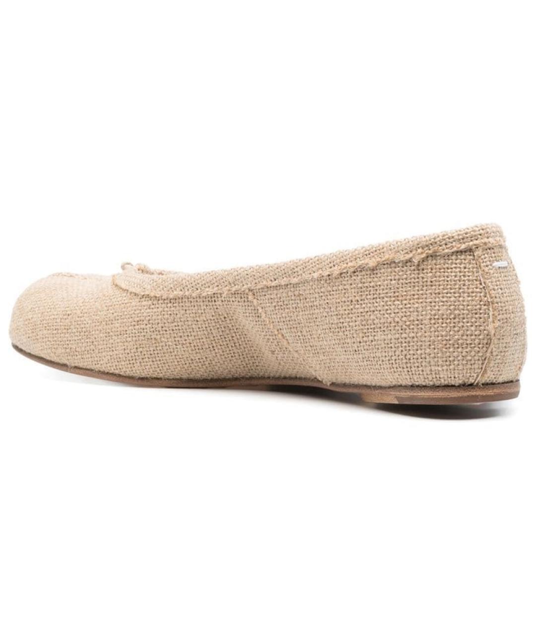 MAISON MARGIELA Бежевые балетки, фото 4