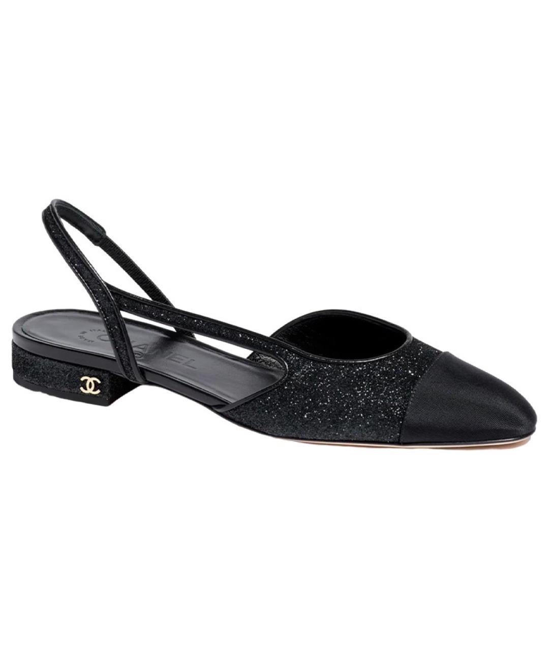 CHANEL Черные туфли, фото 1