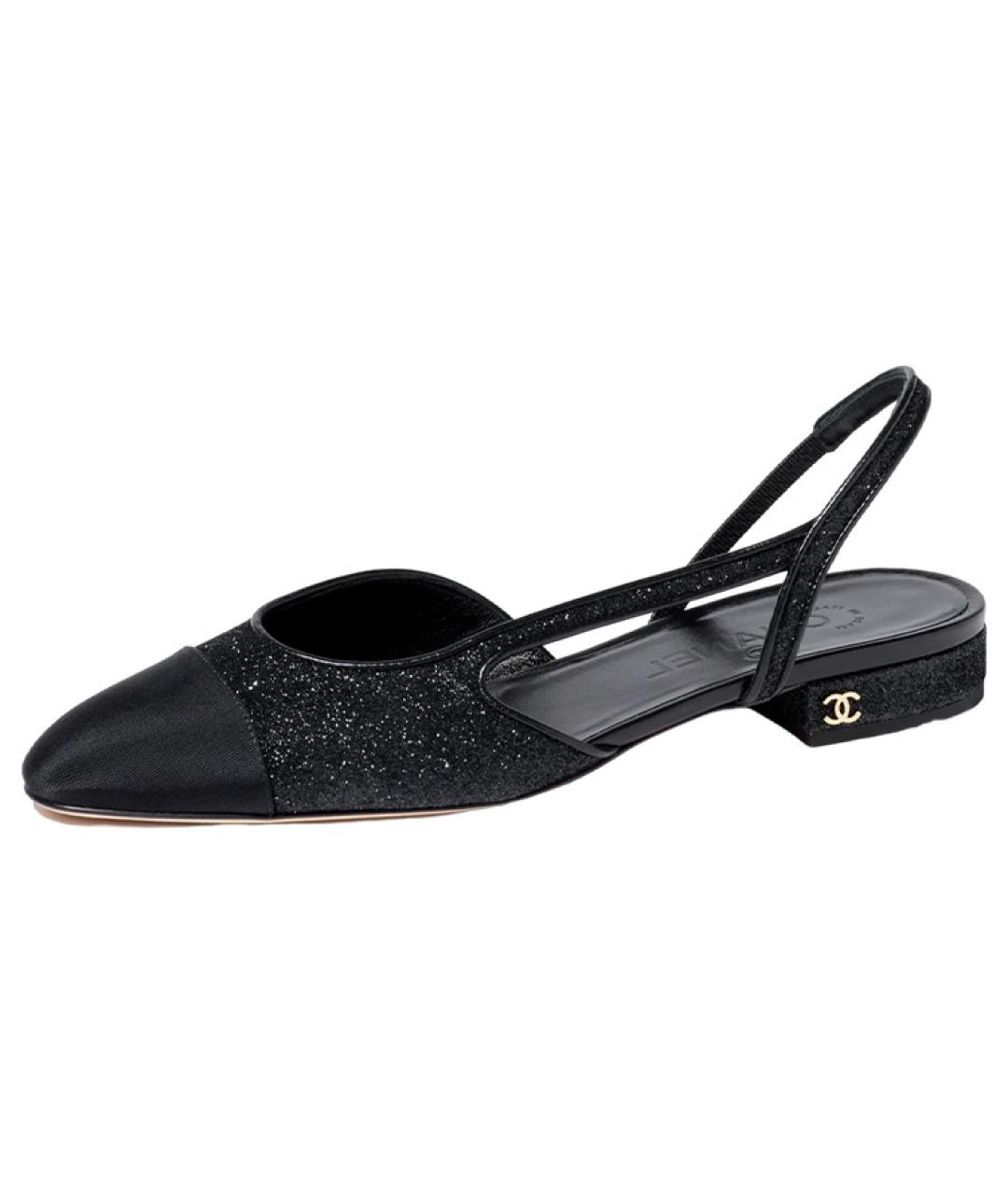 CHANEL Черные туфли, фото 5