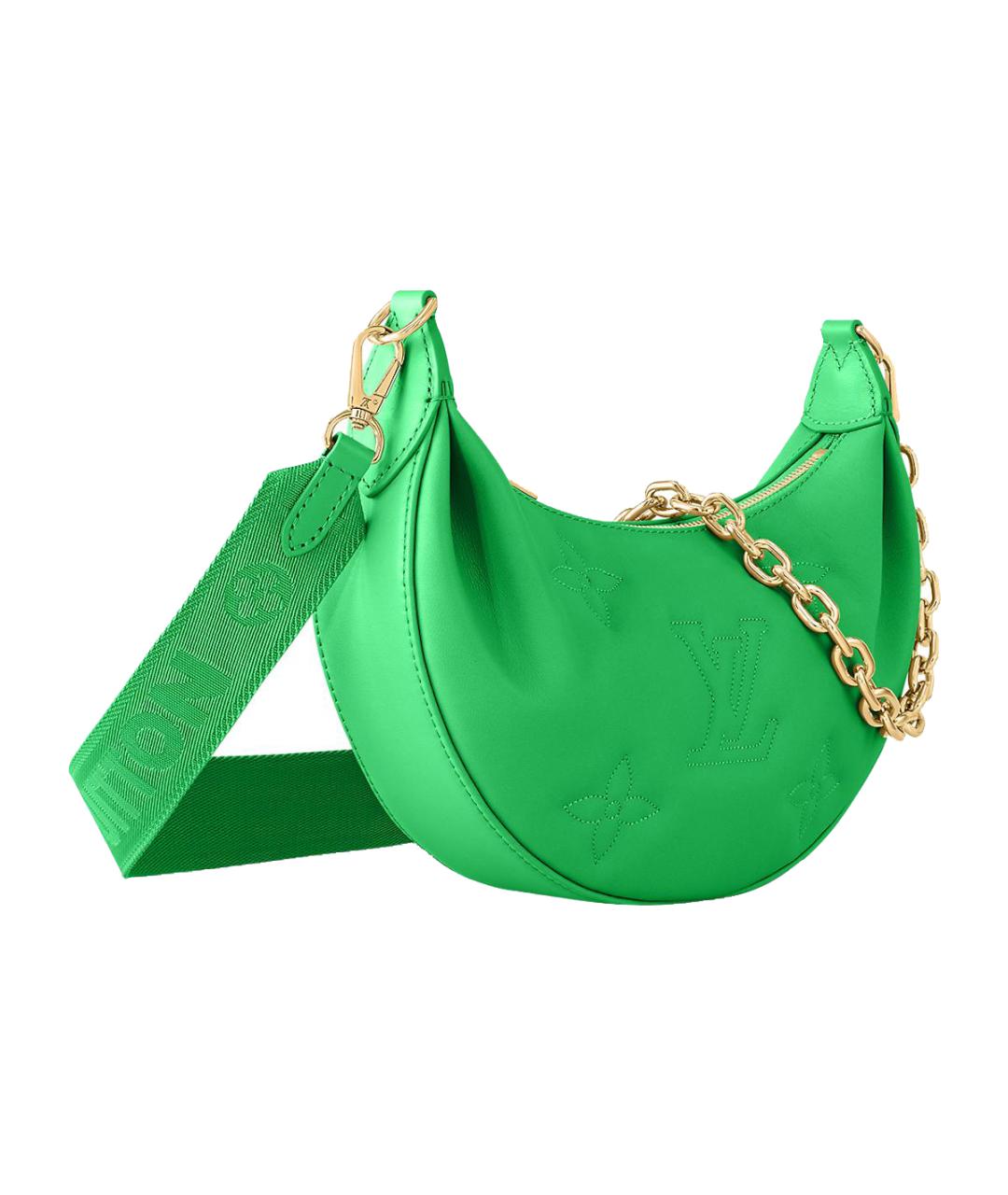 LOUIS VUITTON Зеленая сумка через плечо, фото 2