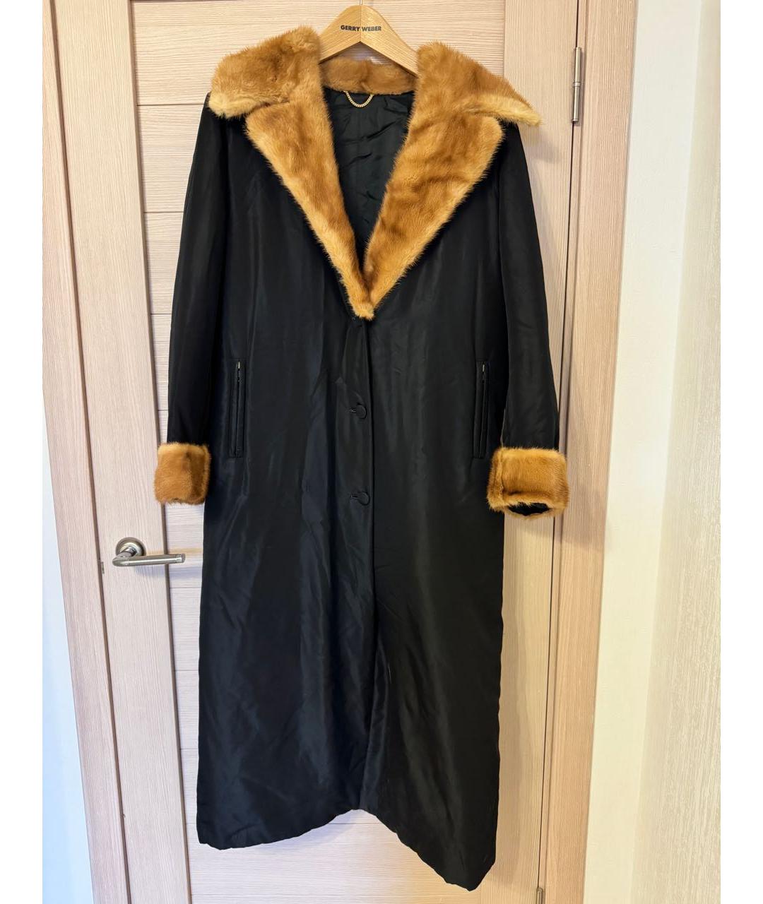 BLUMARINE Черный ацетатный пуховик, фото 9