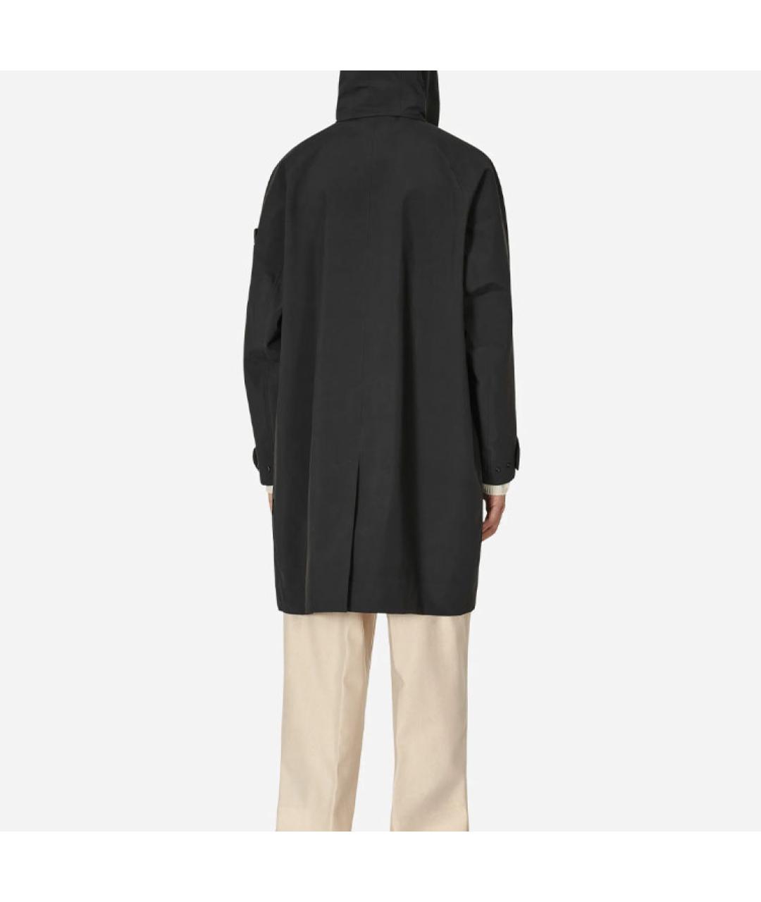 STONE ISLAND Черный тренч / плащ, фото 4