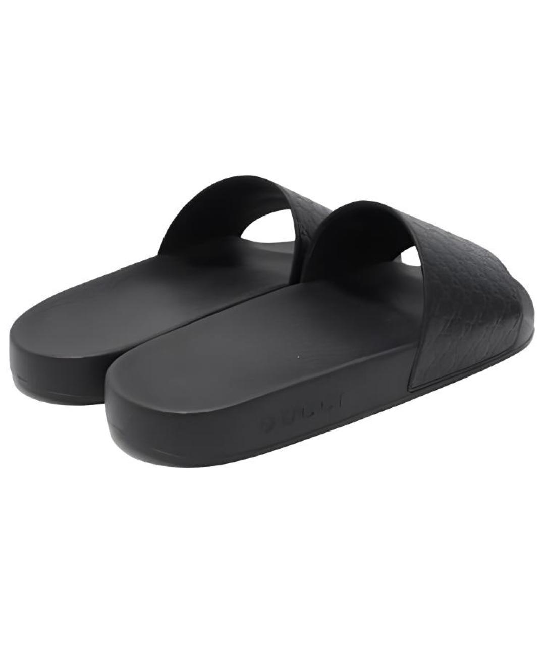 GUCCI Черные шлепанцы, фото 4