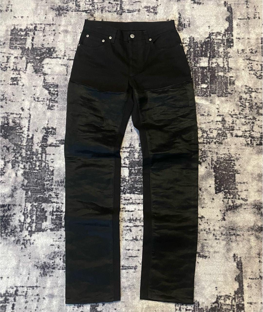 HELMUT LANG Черные хлопковые прямые джинсы, фото 8