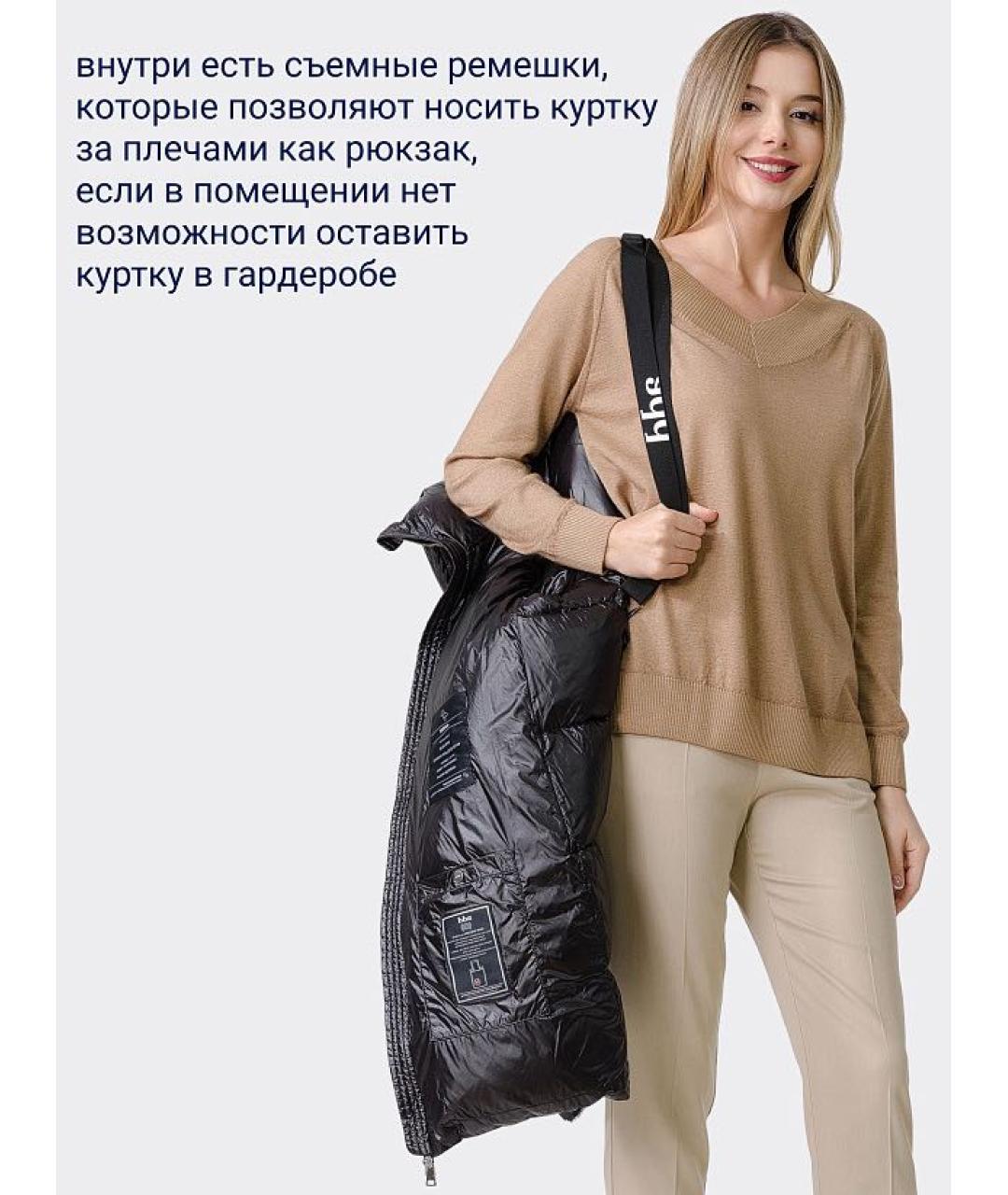 ADD Черный пуховик, фото 4