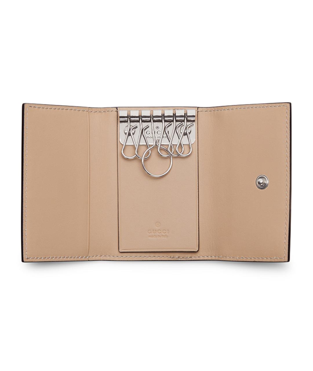 GUCCI Коричневая ключница, фото 4