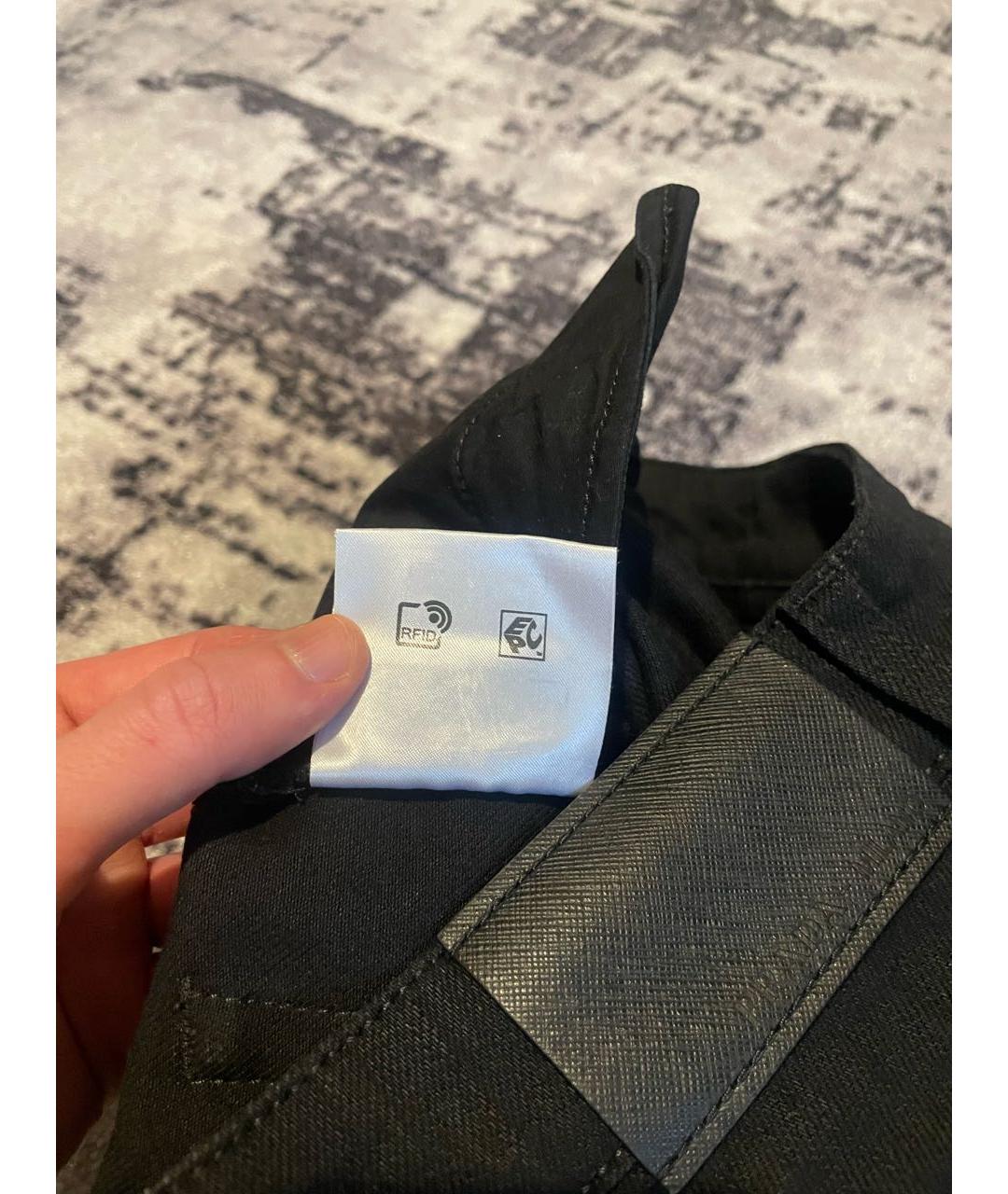 PRADA Черные хлопковые джинсы скинни, фото 8