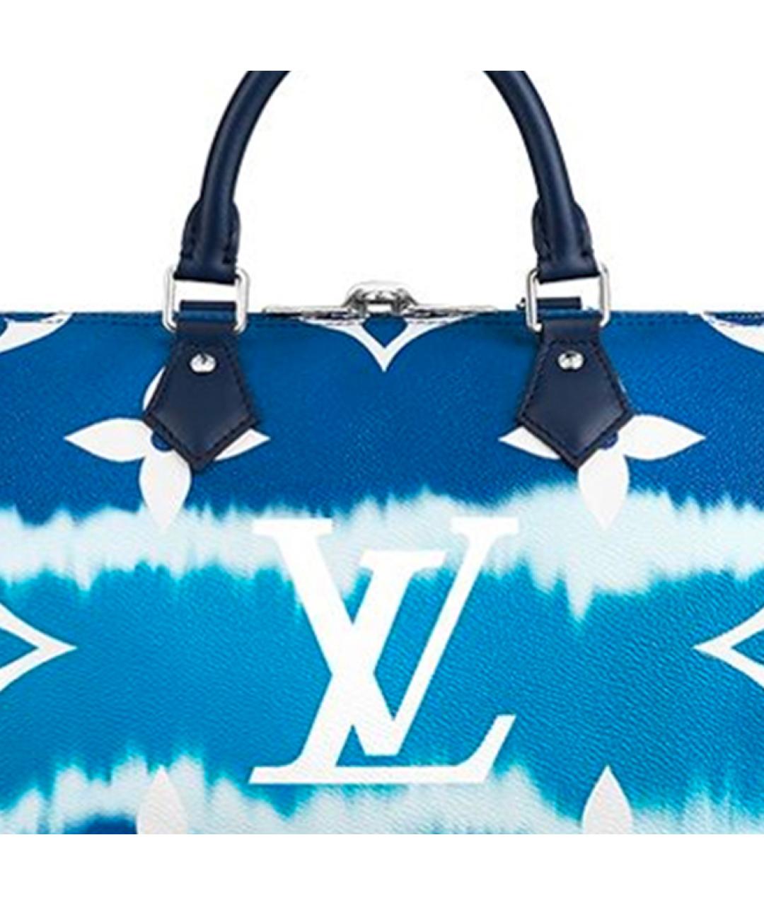 LOUIS VUITTON Синяя сумка через плечо, фото 5