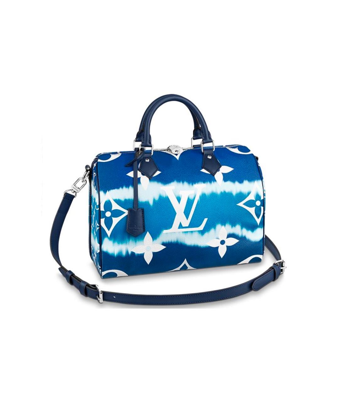 LOUIS VUITTON Синяя сумка через плечо, фото 6