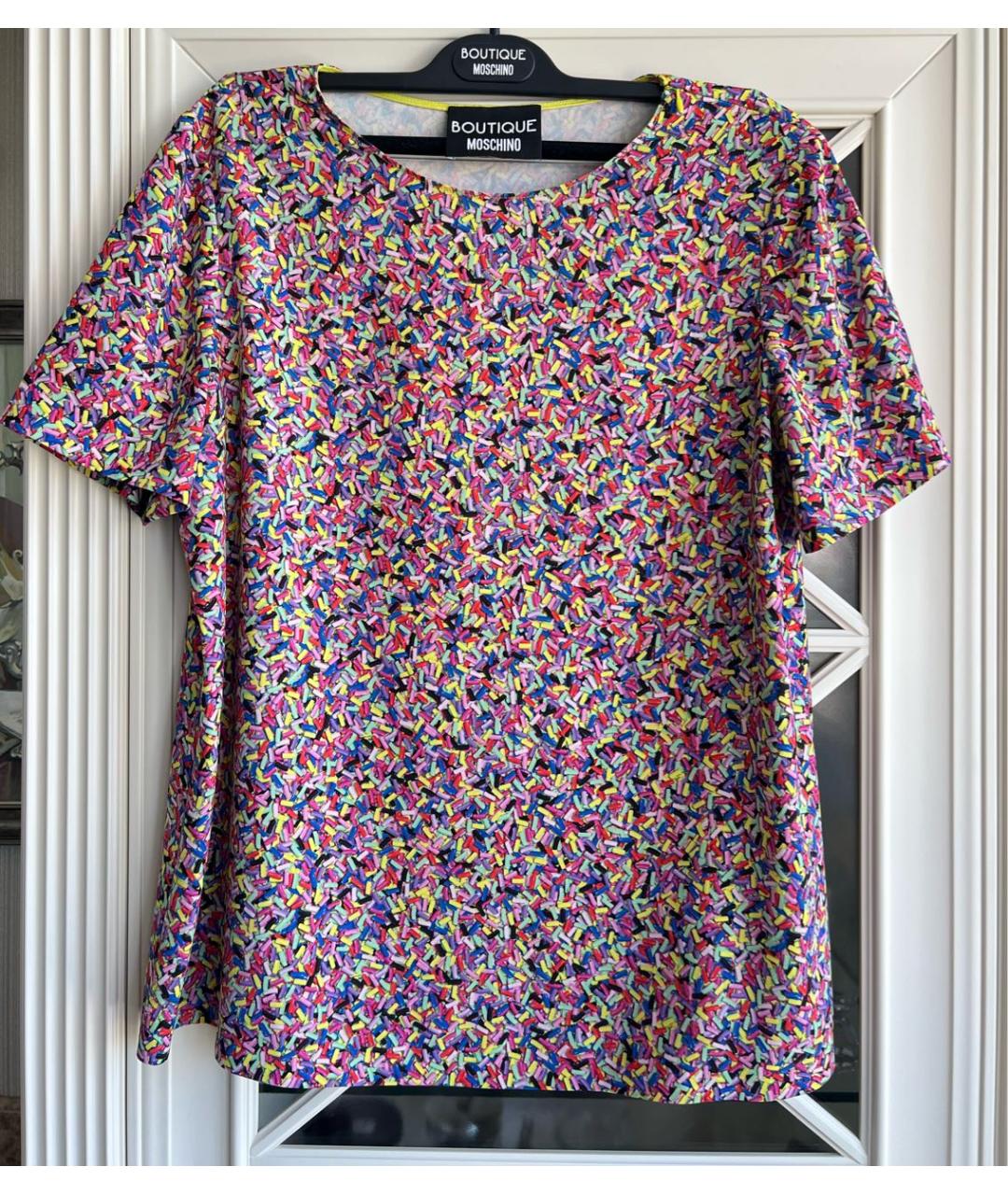 BOUTIQUE MOSCHINO Мульти полиэстеровый костюм с брюками, фото 9