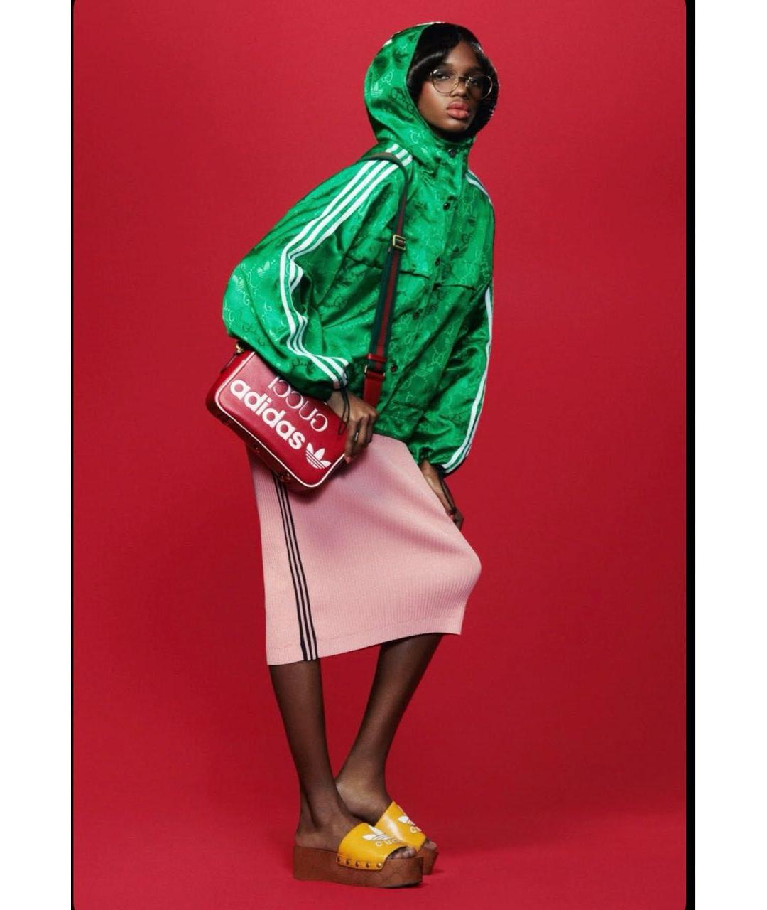 GUCCI Зеленая полиамидовая куртка, фото 4