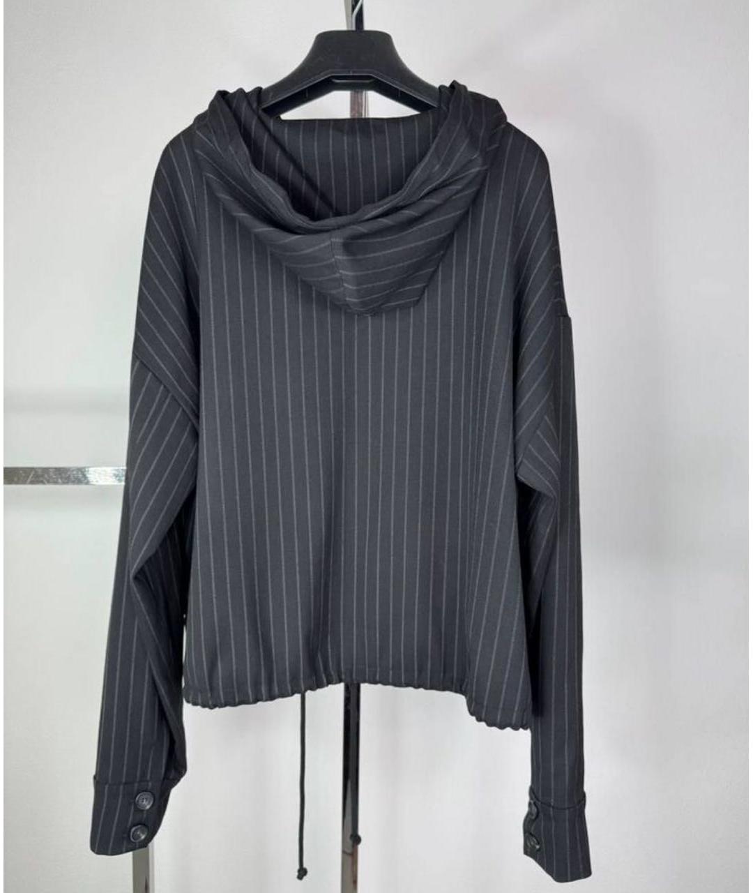 SPORTMAX Черный шерстяной костюм с юбками, фото 8