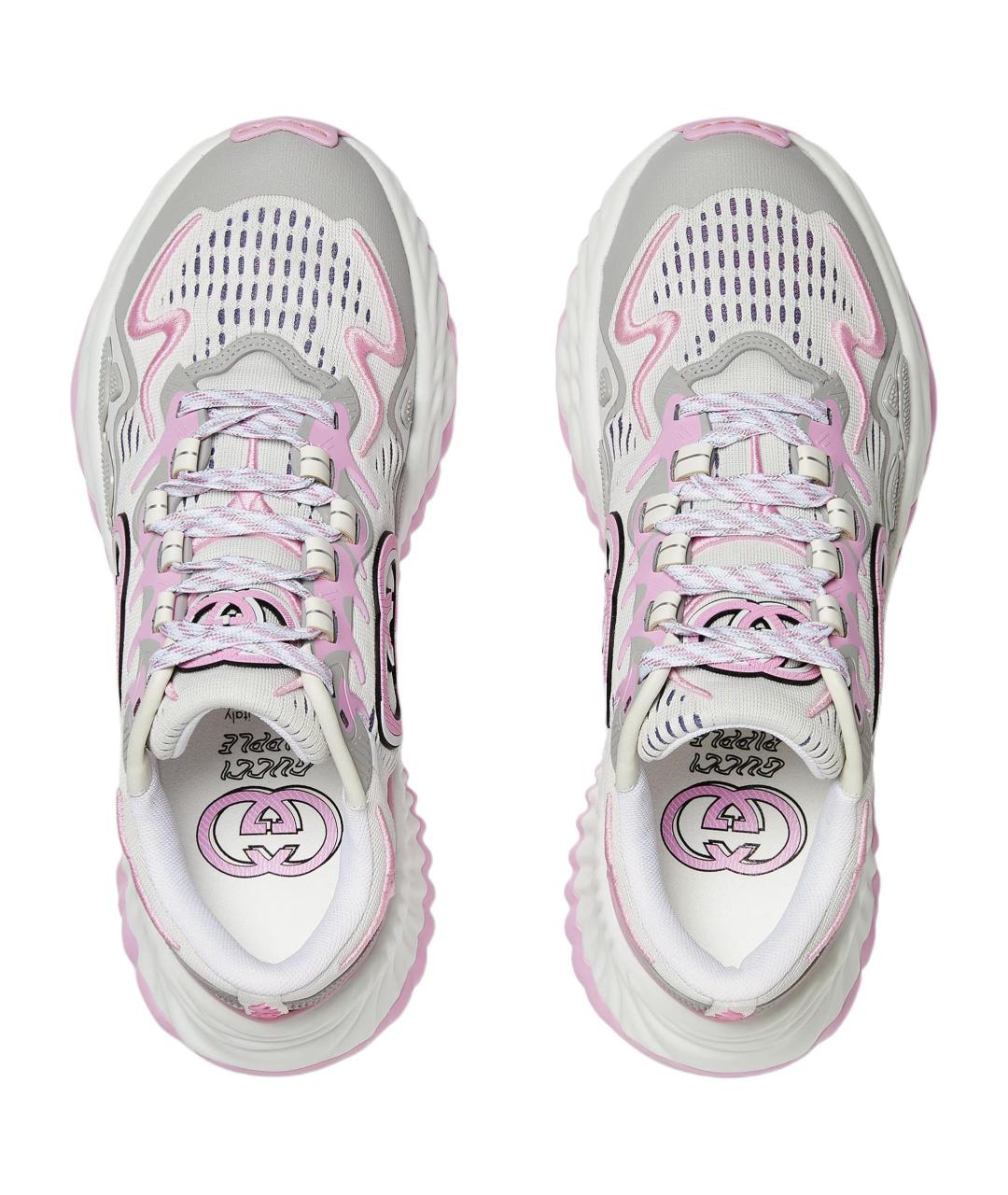 GUCCI Розовые кроссовки, фото 4