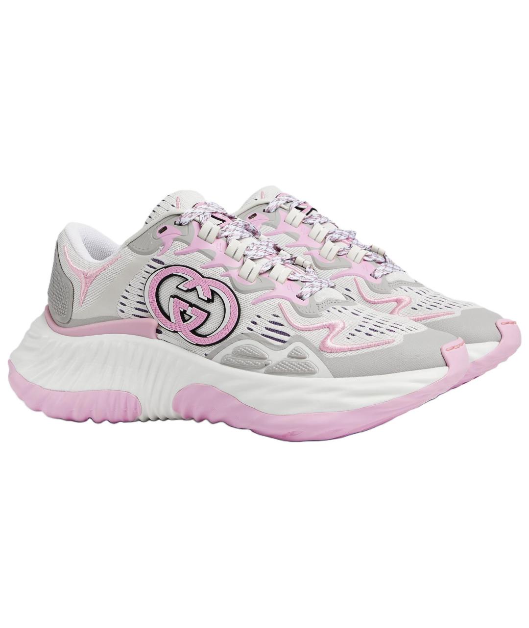 GUCCI Розовые кроссовки, фото 3