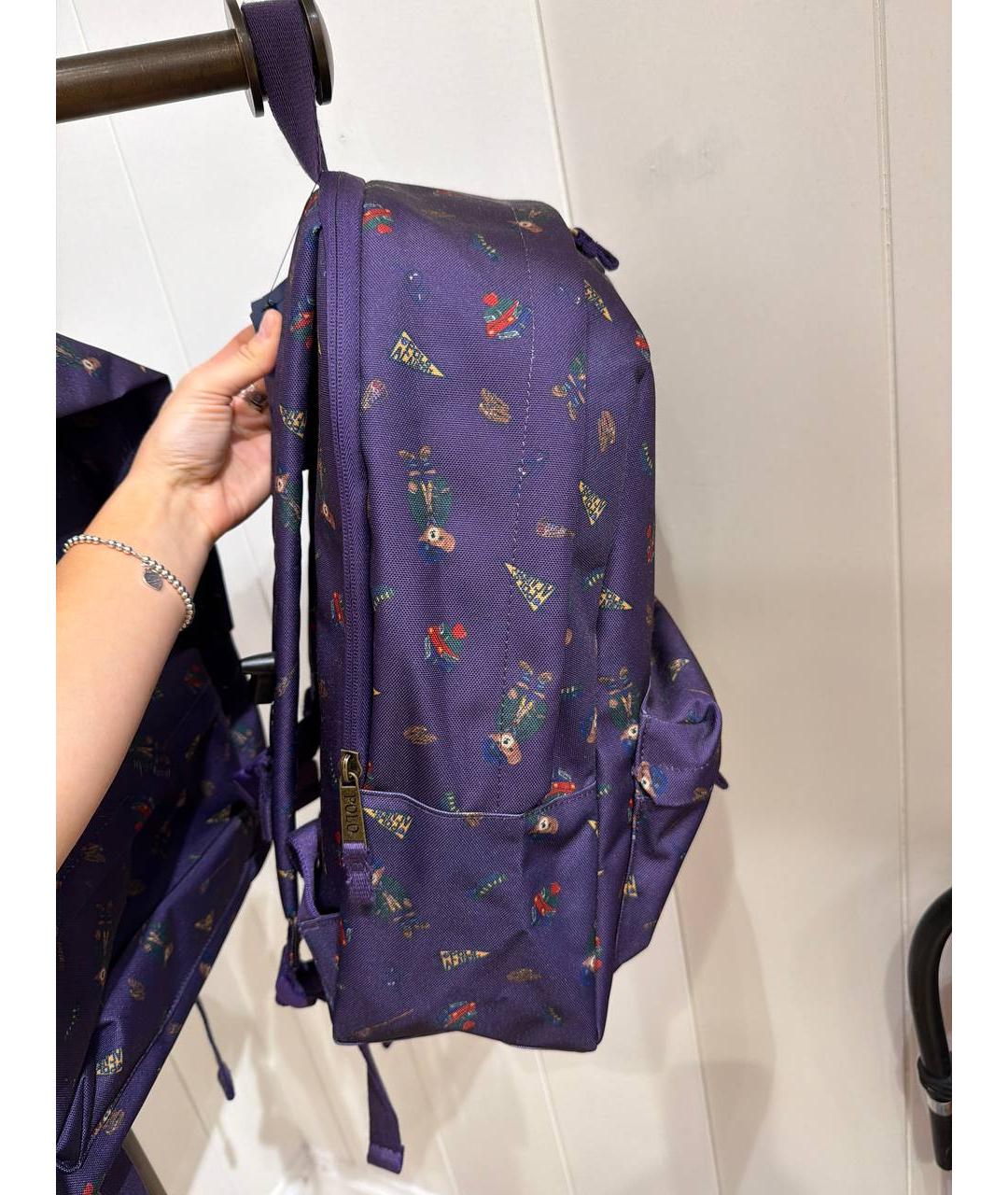 POLO RALPH LAUREN Фиолетовый рюкзак, фото 7