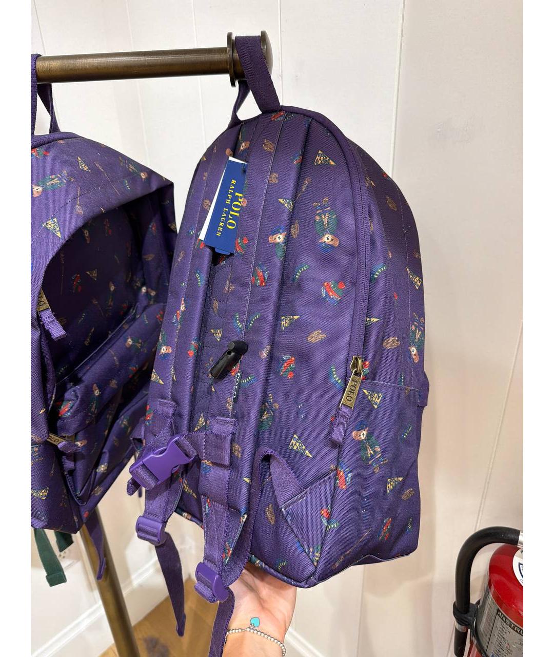 POLO RALPH LAUREN Фиолетовый рюкзак, фото 6