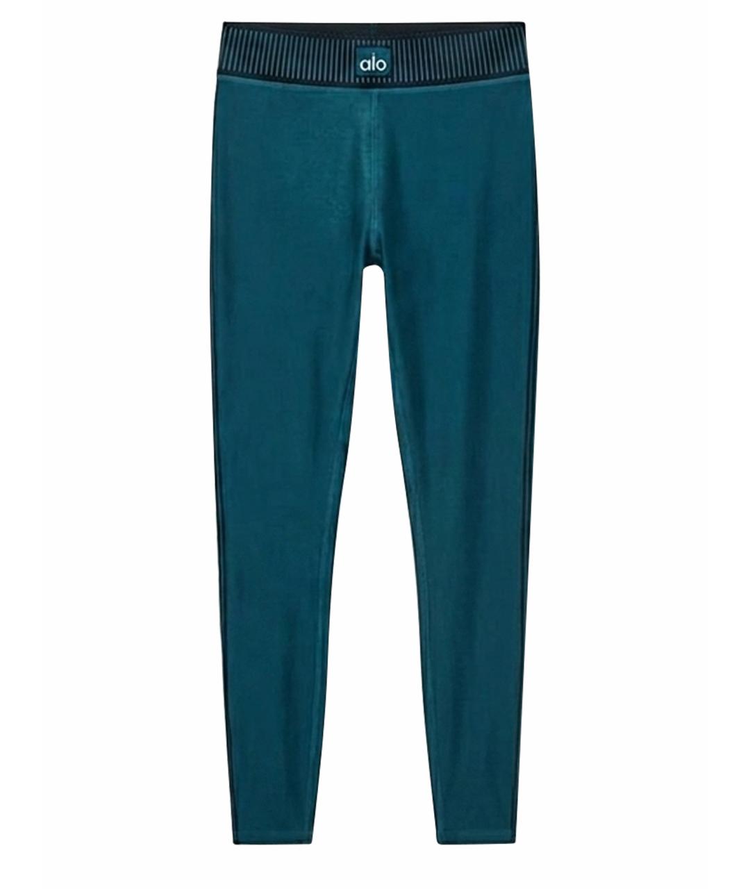 ALO YOGA Синие леггинсы и велосипедки, фото 1