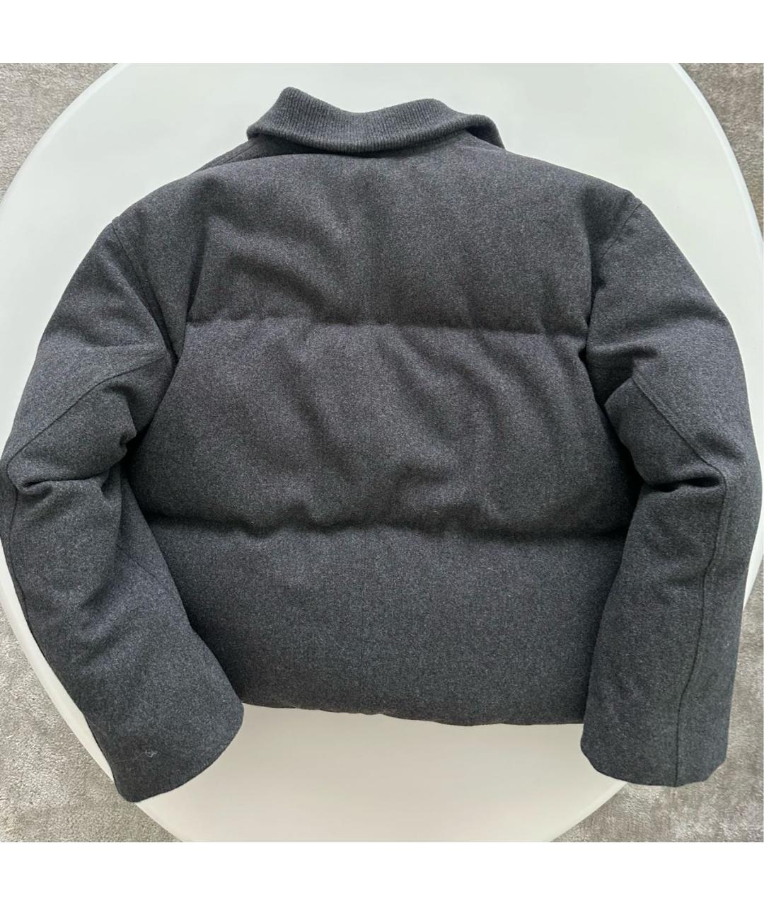 TOTEME Серый шерстяной пуховик, фото 2