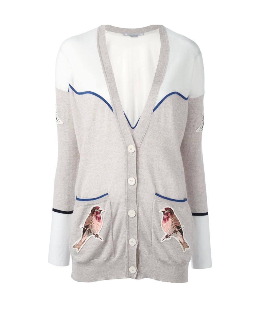 STELLA MCCARTNEY Бежевый шерстяной кардиган, фото 1