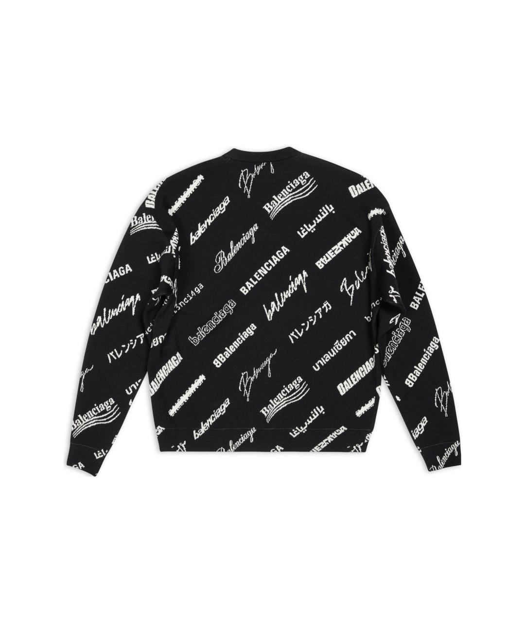 BALENCIAGA Черный джемпер / свитер, фото 4