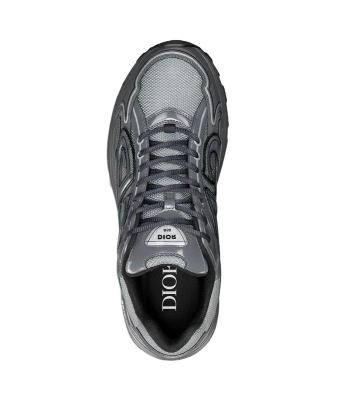 CHRISTIAN DIOR Серые низкие кроссовки / кеды, фото 4