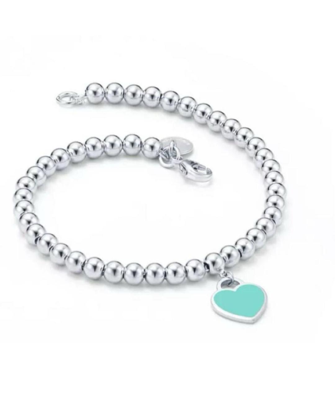 TIFFANY&CO Бирюзовый серебряный браслет, фото 2