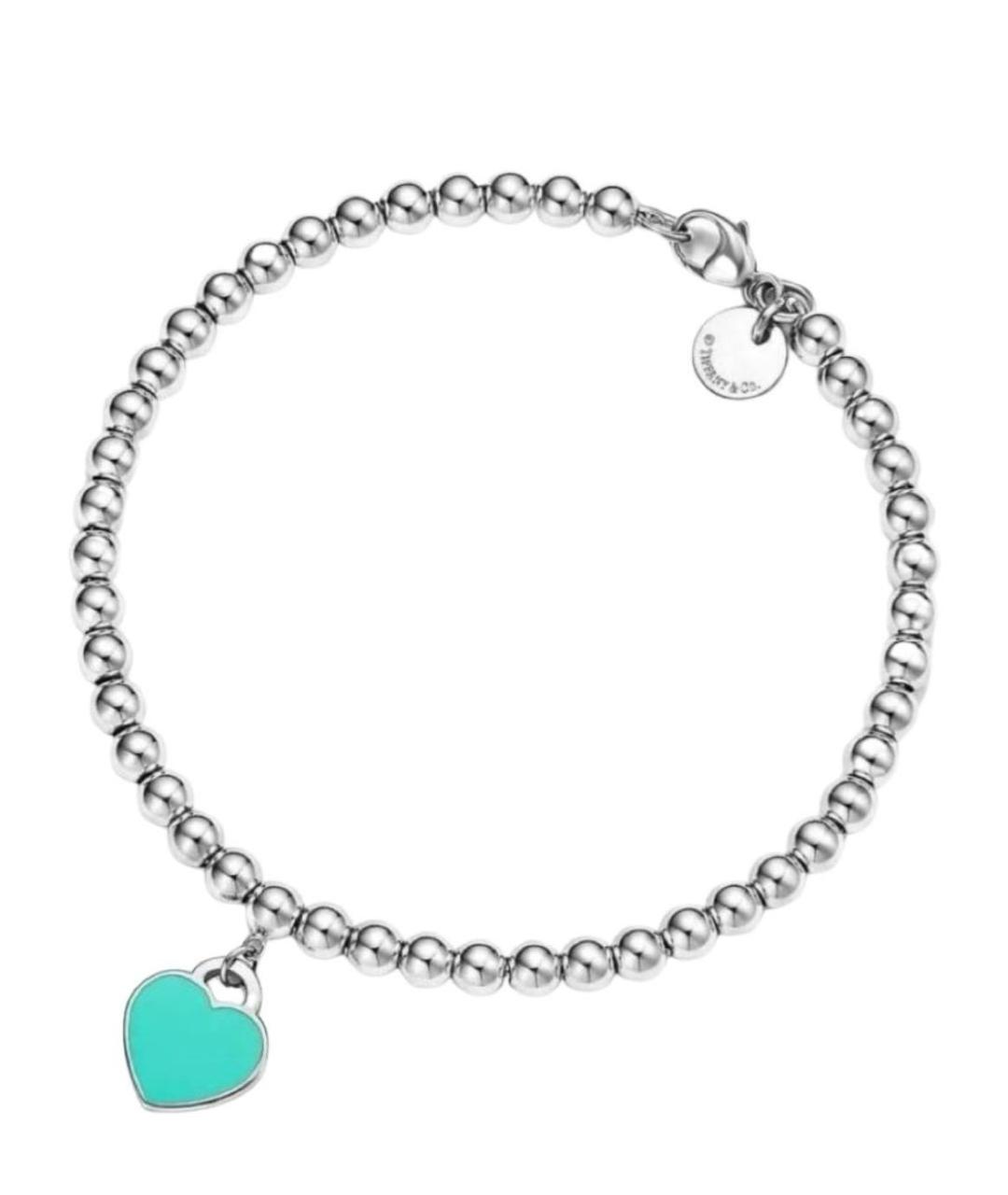 TIFFANY&CO Бирюзовый серебряный браслет, фото 1