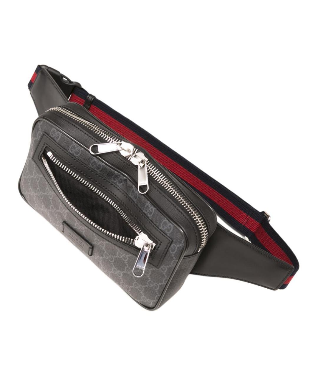 GUCCI Серая поясная сумка, фото 3