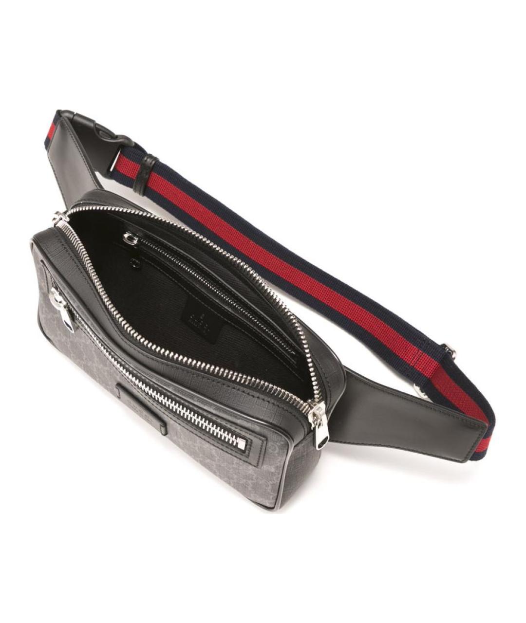 GUCCI Серая поясная сумка, фото 4