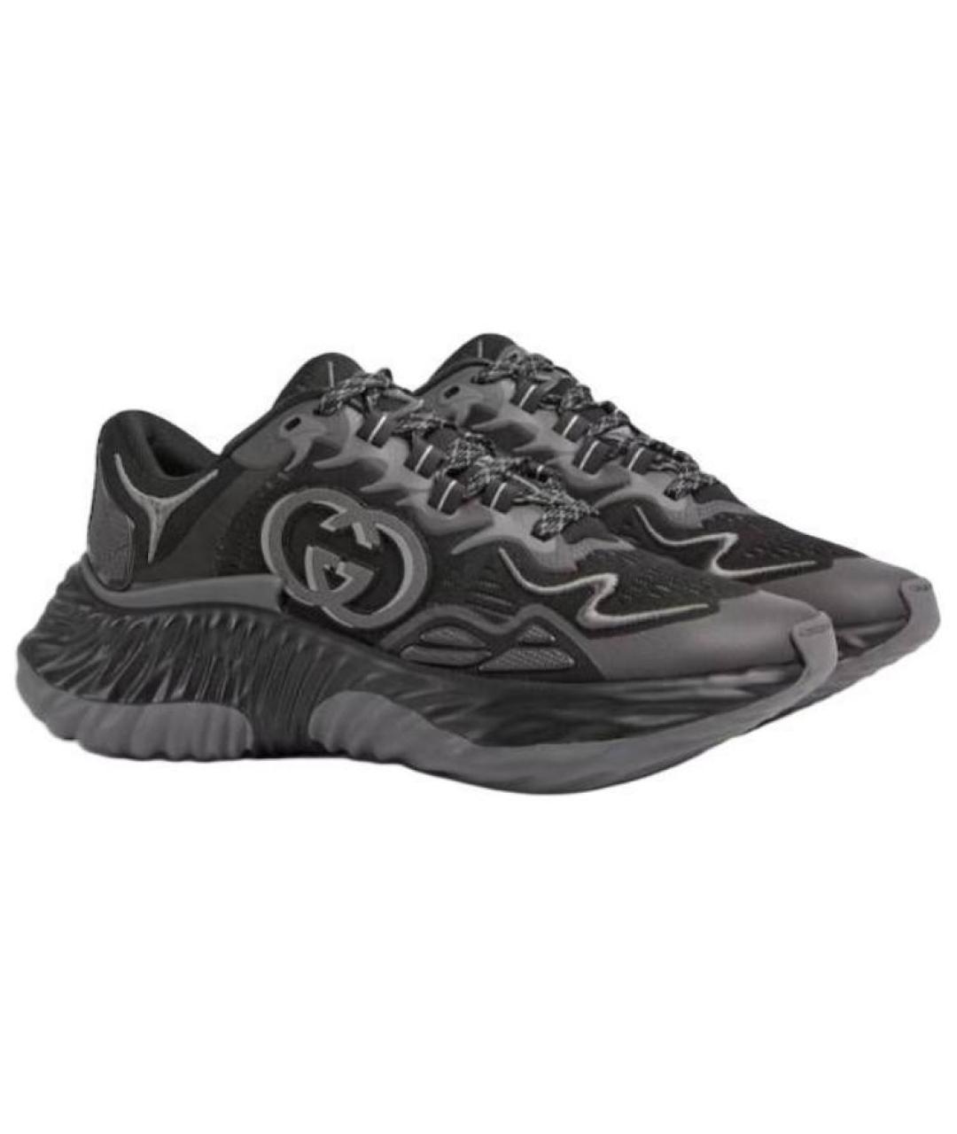 GUCCI Черные кроссовки, фото 3