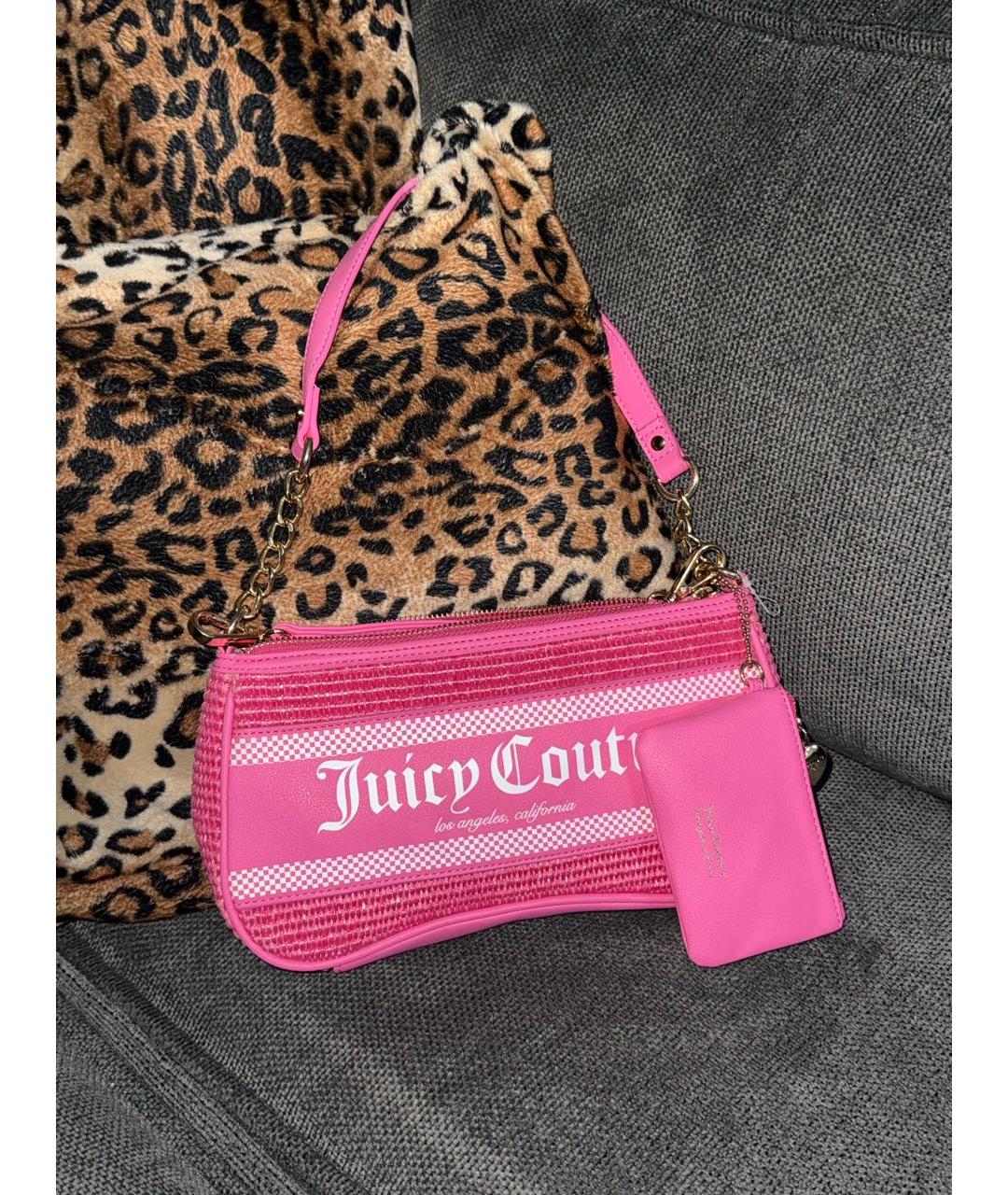 JUICY COUTURE Розовая сумка через плечо, фото 2