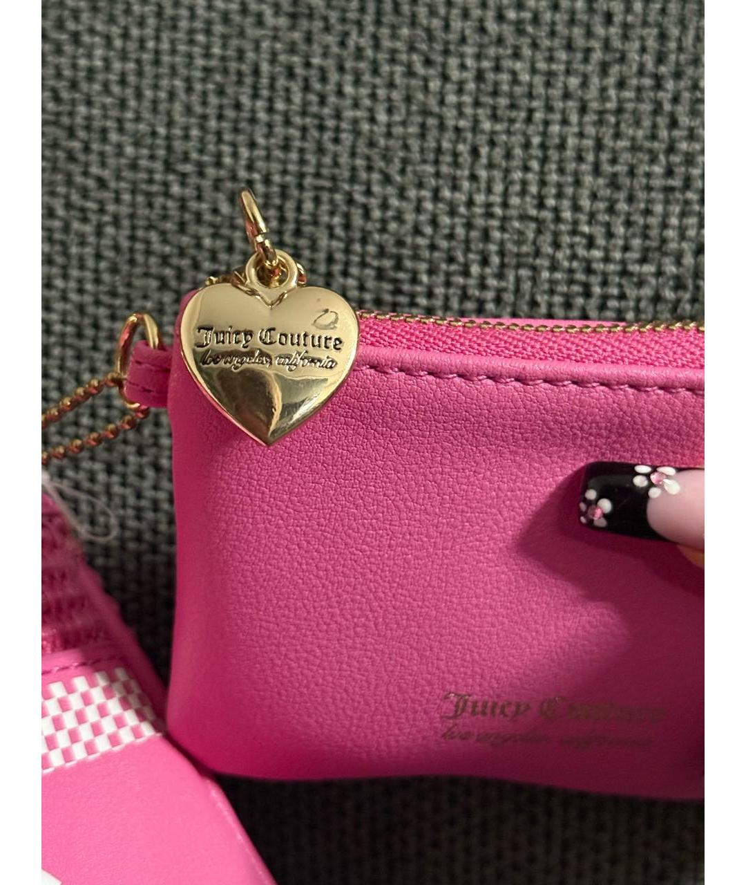 JUICY COUTURE Розовая сумка через плечо, фото 6