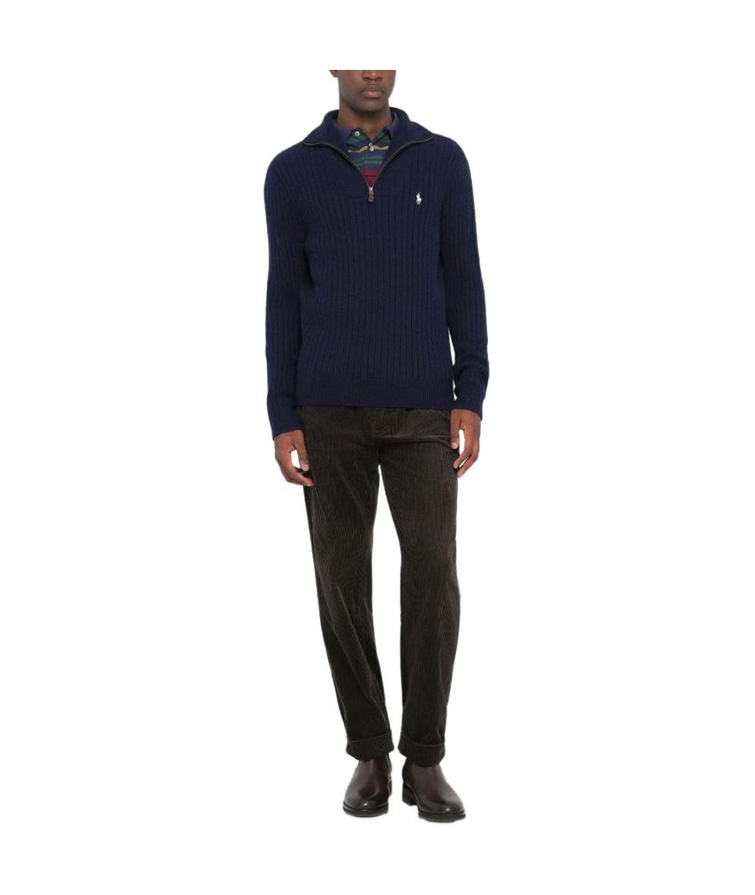 POLO RALPH LAUREN Синий джемпер / свитер, фото 4