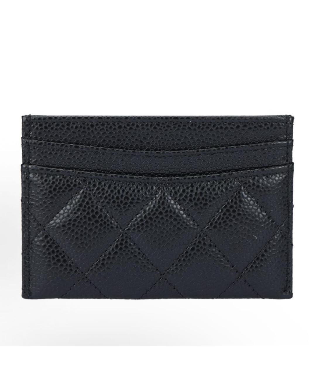 CHANEL Черный кожаный кардхолдер, фото 2