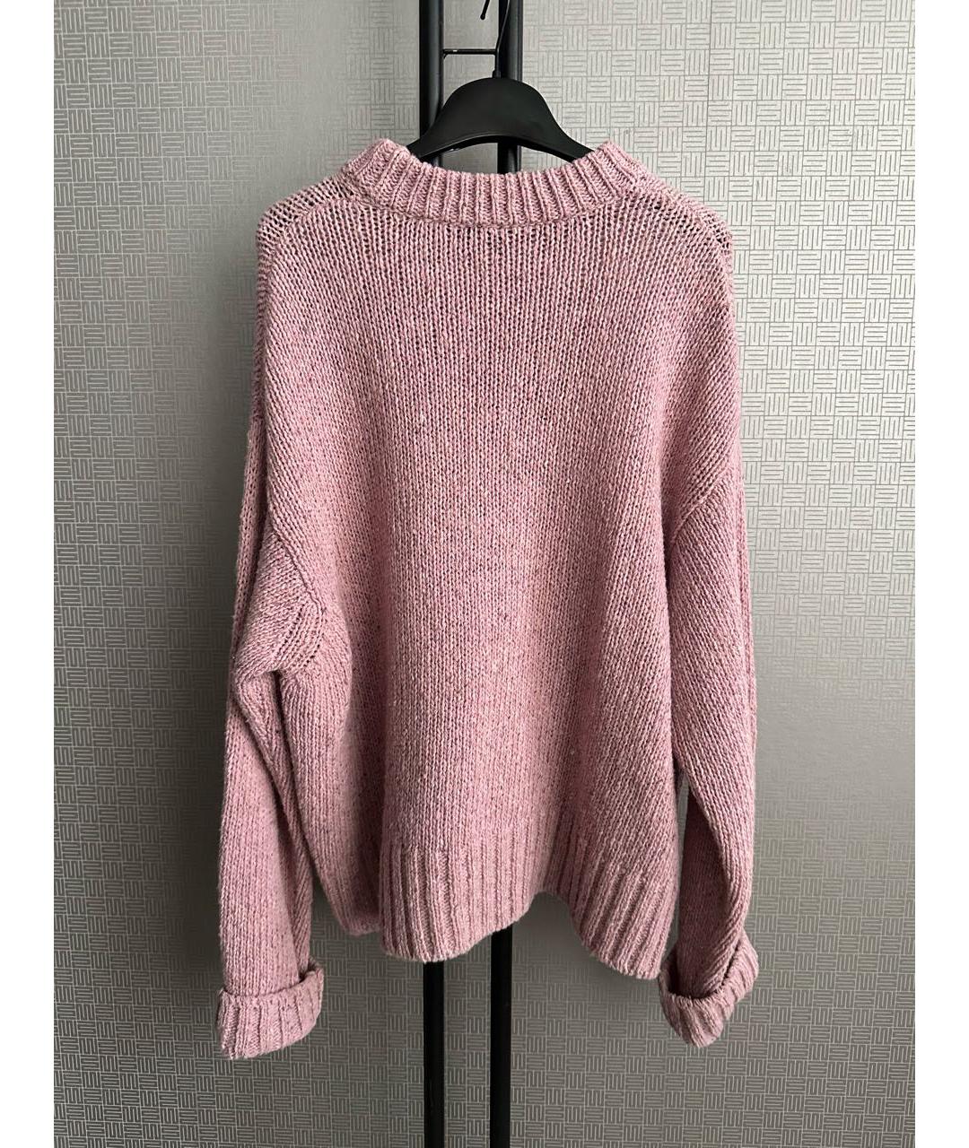 JOSEPH Розовый шерстяной джемпер / свитер, фото 4