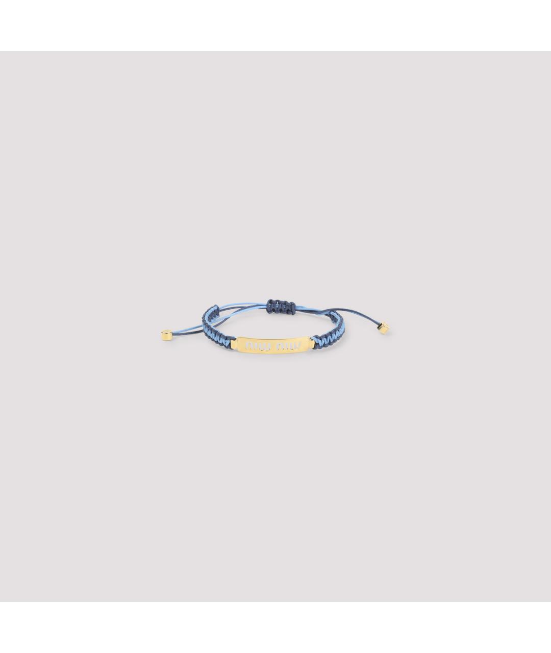 MIU MIU Синий браслет, фото 4