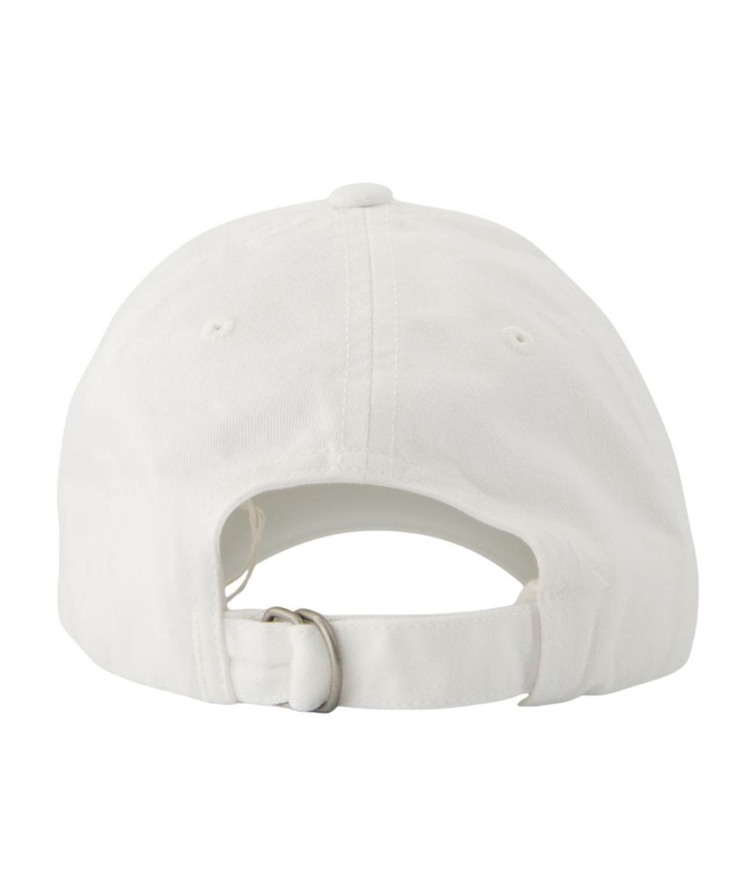 ACNE STUDIOS Белая хлопковая кепка, фото 2