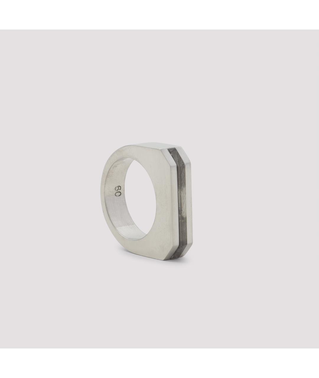 RICK OWENS Серебряное металлическое кольцо, фото 3