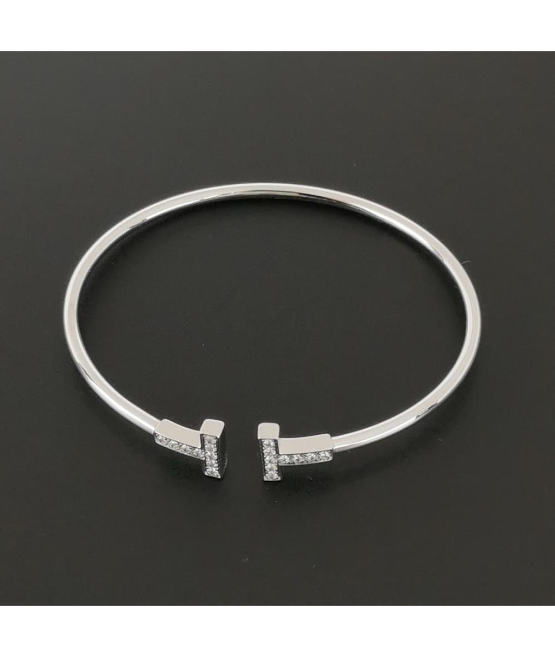 TIFFANY&CO Серебрянный браслет из белого золота, фото 2