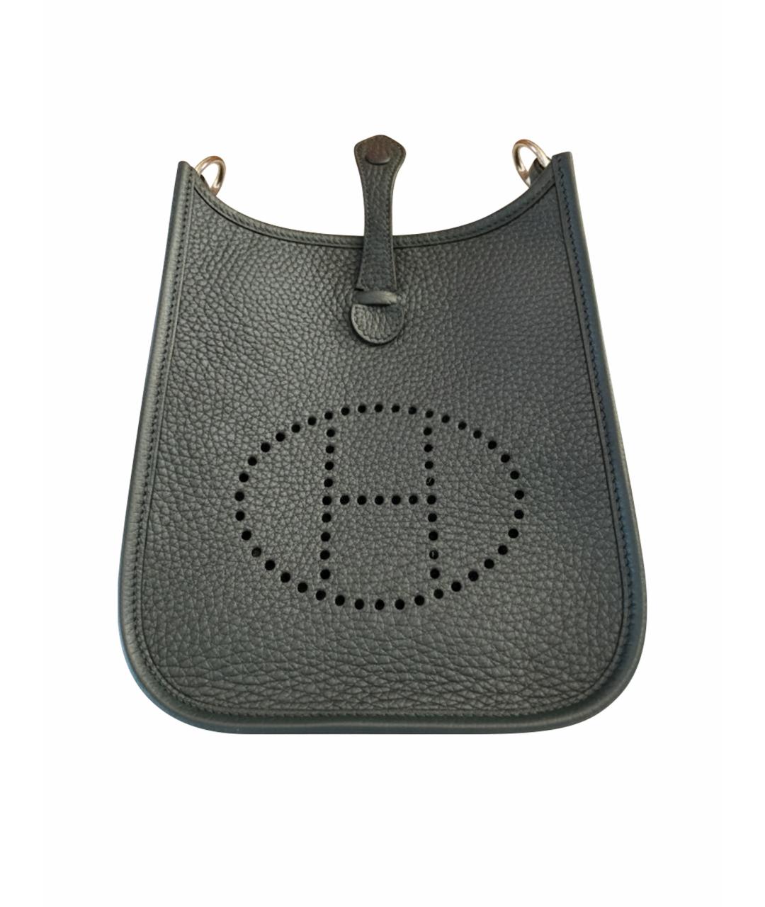 HERMES Зеленая кожаная сумка через плечо, фото 1