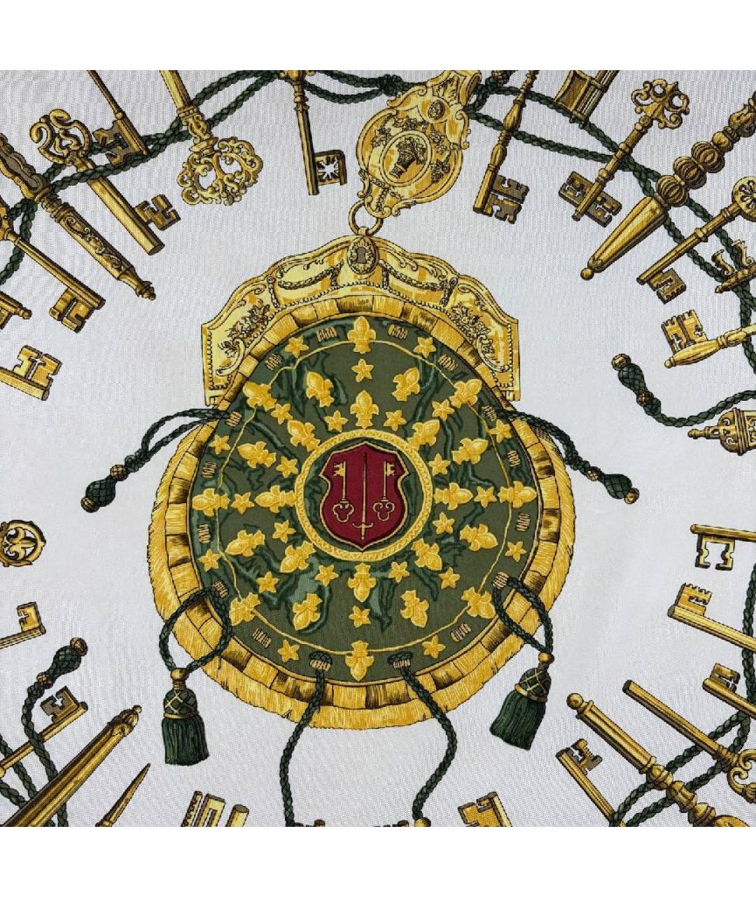 HERMES Мульти шелковый платок, фото 3