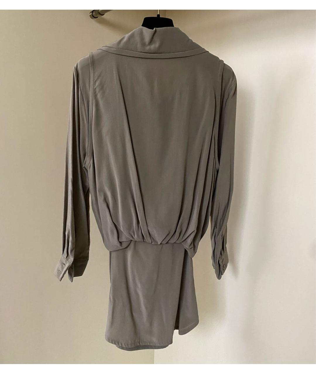 VIKTOR & ROLF Бежевая шелковая блузы, фото 7