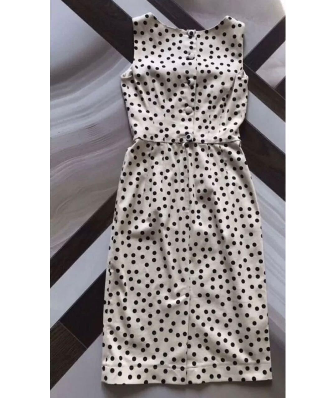 DOLCE&GABBANA Белое коктейльное платье, фото 2