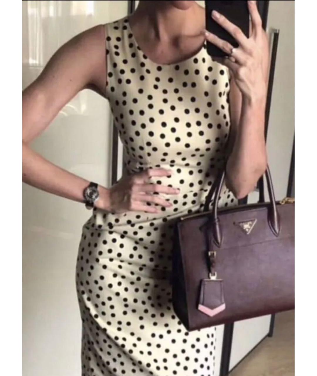 DOLCE&GABBANA Белое коктейльное платье, фото 6