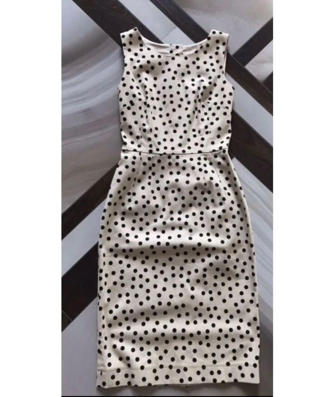 DOLCE&GABBANA Белое коктейльное платье, фото 8