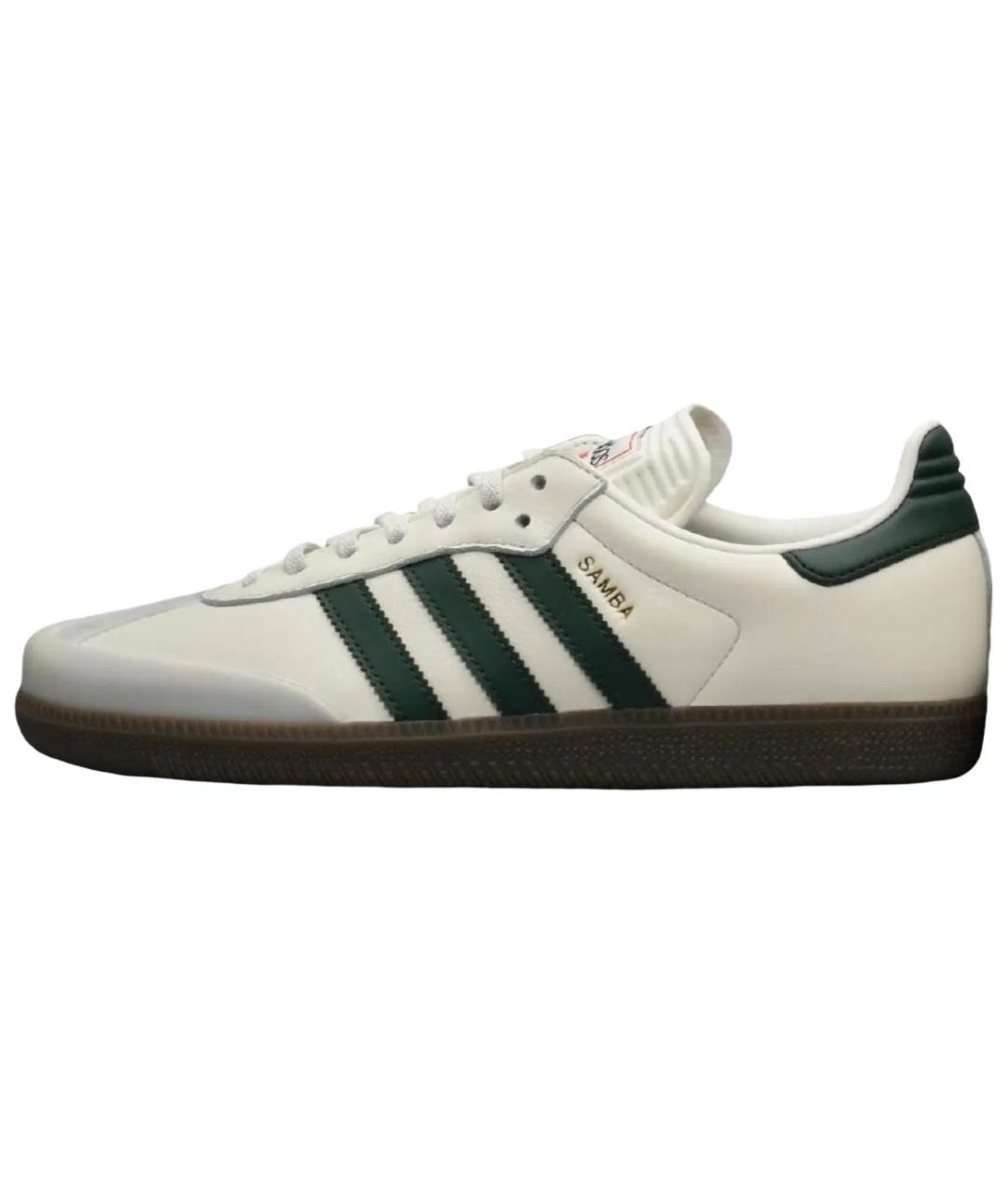 ADIDAS Белые кожаные кеды, фото 2