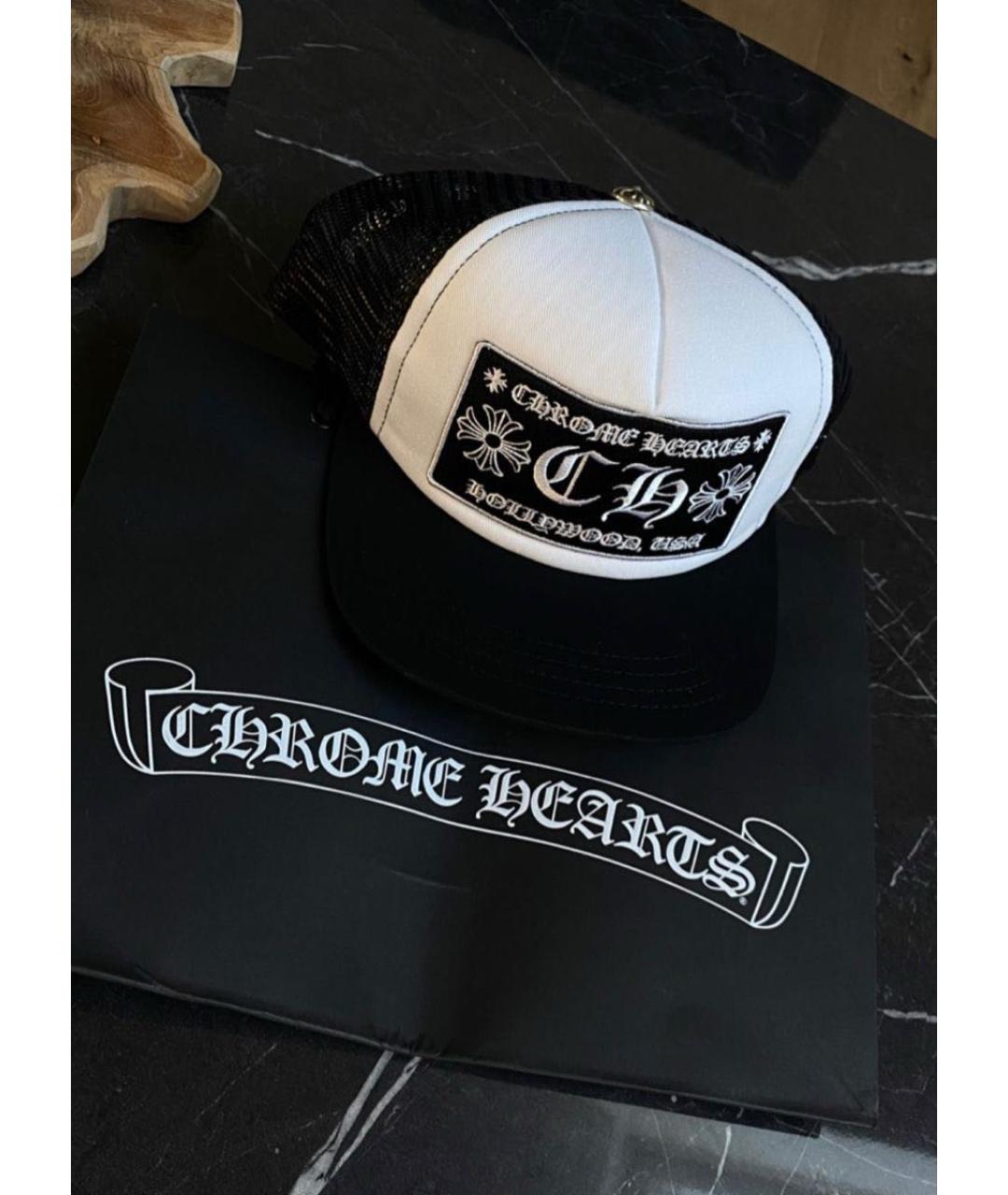 CHROME HEARTS Черная хлопковая кепка, фото 2