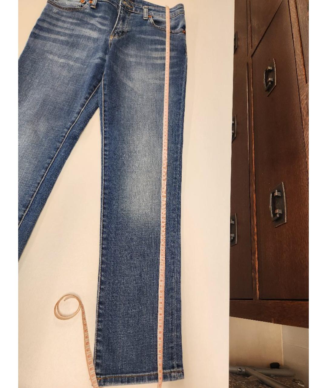 POLO RALPH LAUREN Синие хлопковые детские джинсы, фото 8