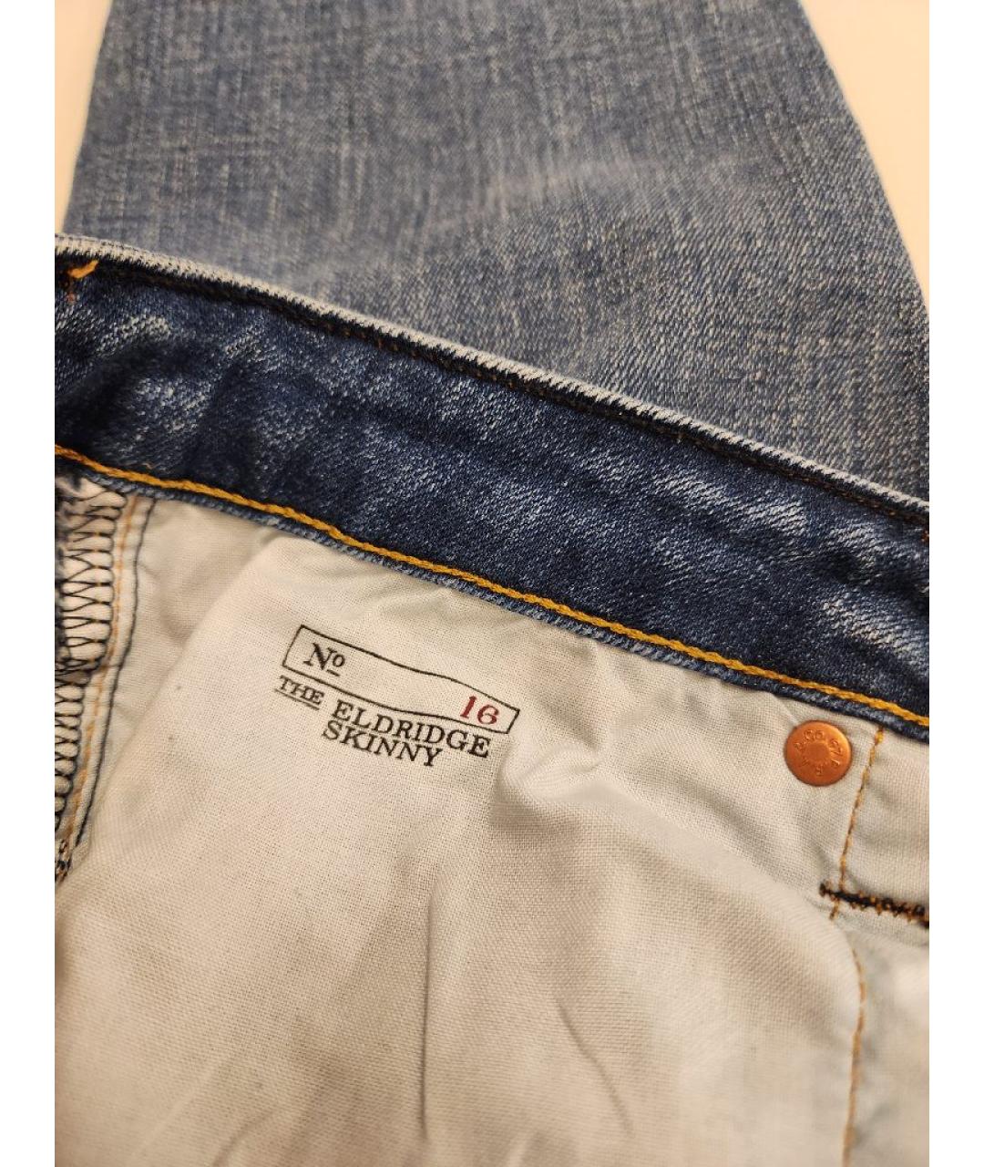 POLO RALPH LAUREN Синие хлопковые детские джинсы, фото 5