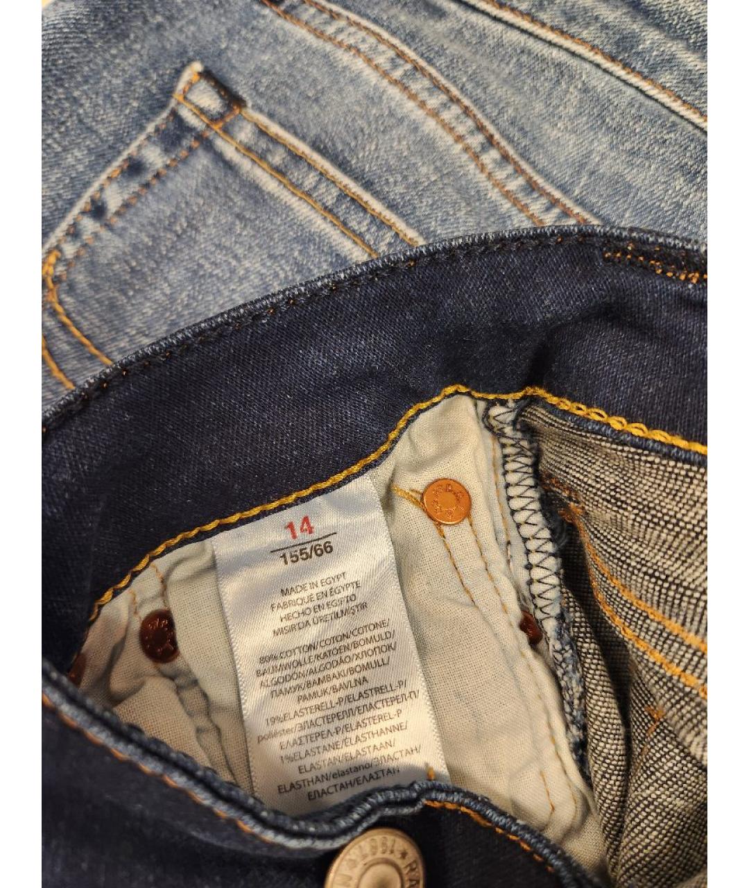 POLO RALPH LAUREN Синие хлопковые детские джинсы, фото 6